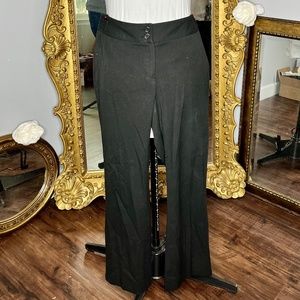 Jones New York Signature Petite Stretch Black Slacks